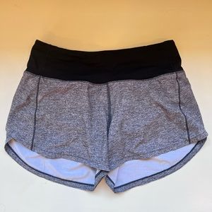 Lululemon Speed Up Shorts 4” Heather Lux Multi Black